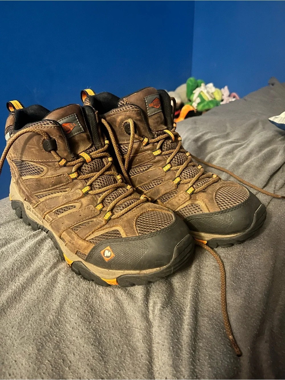 Merrell Brown Moab Waterproof Work/Hiking Boots